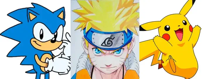 O rostinho sorridente de Sasuke para colorir