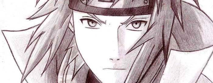 minato namikaze desenhar