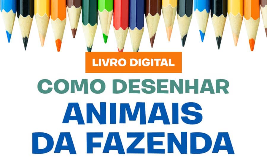 desenhe animais com lápis 